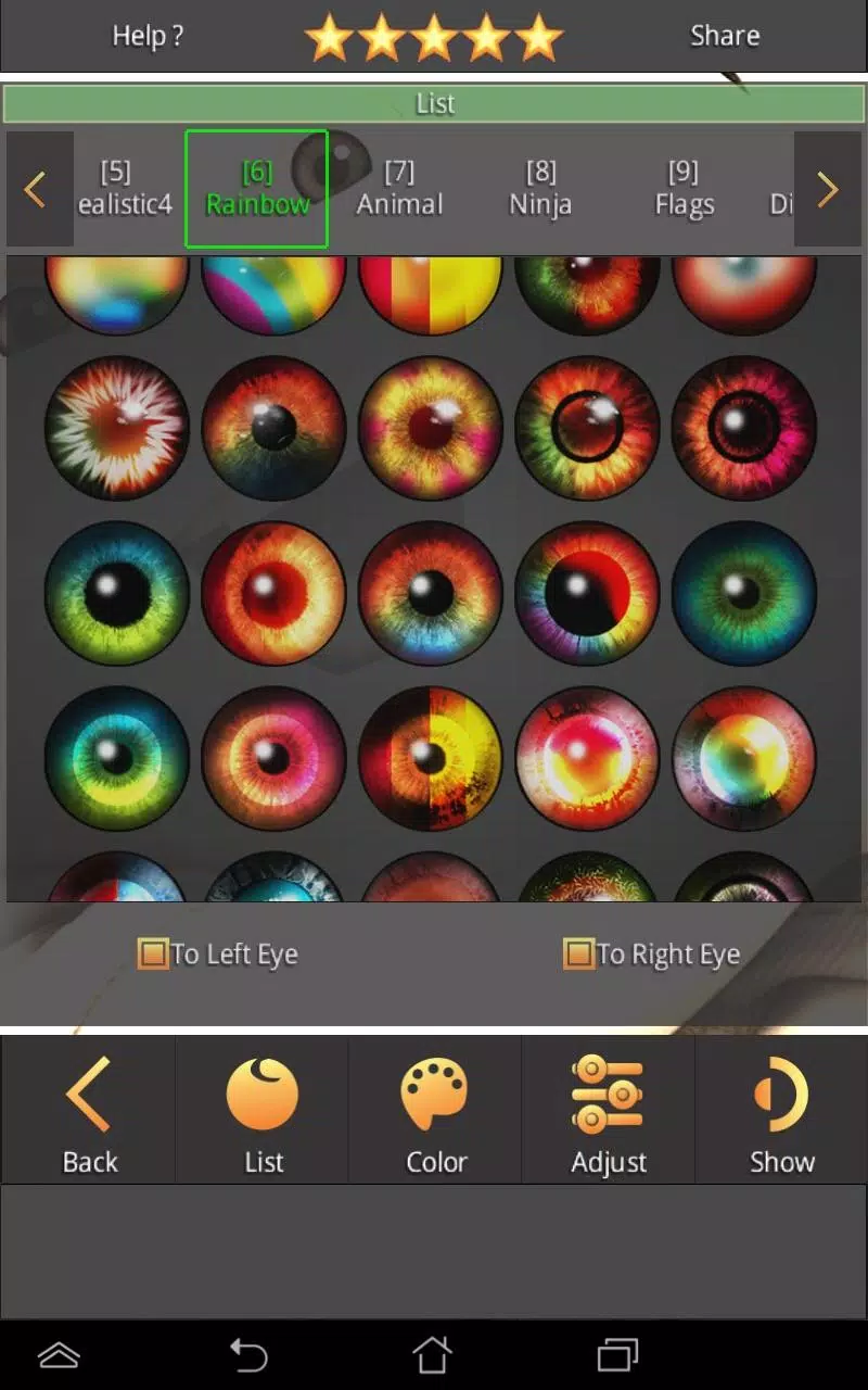 Sharingan - Eye And Hair Color スクリーンショット 3