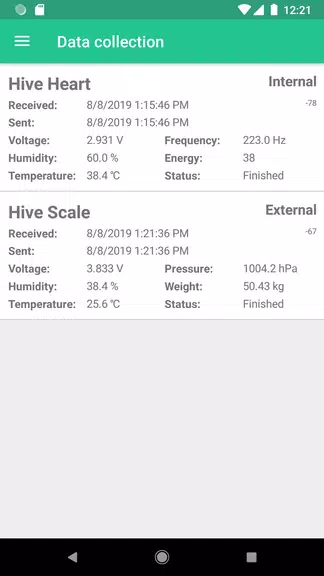 Bee Hive Monitoring Gateway Zrzut ekranu 1