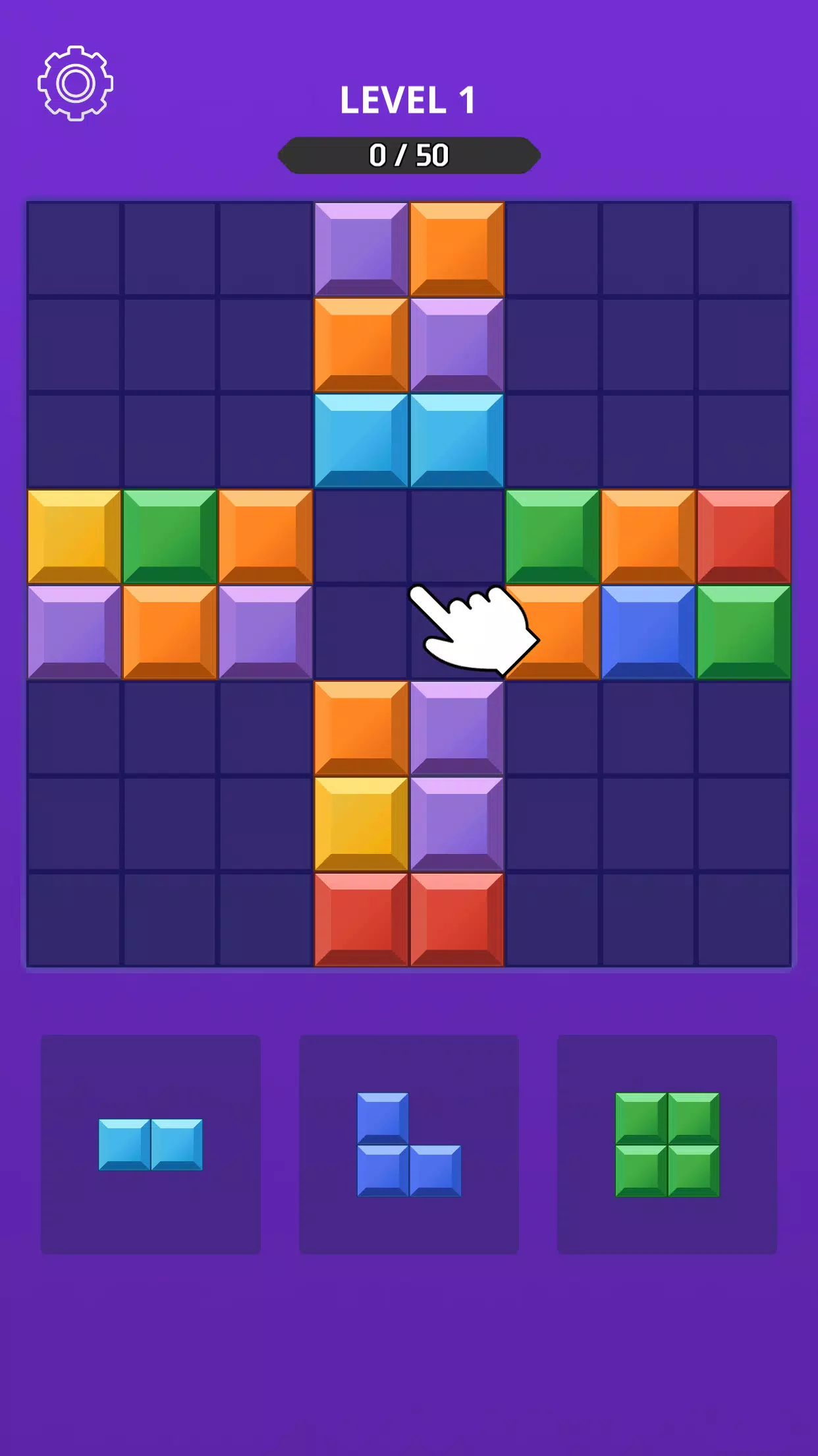 Block Blast Puzzle ဖန်သားပြင်ဓာတ်ပုံ 0