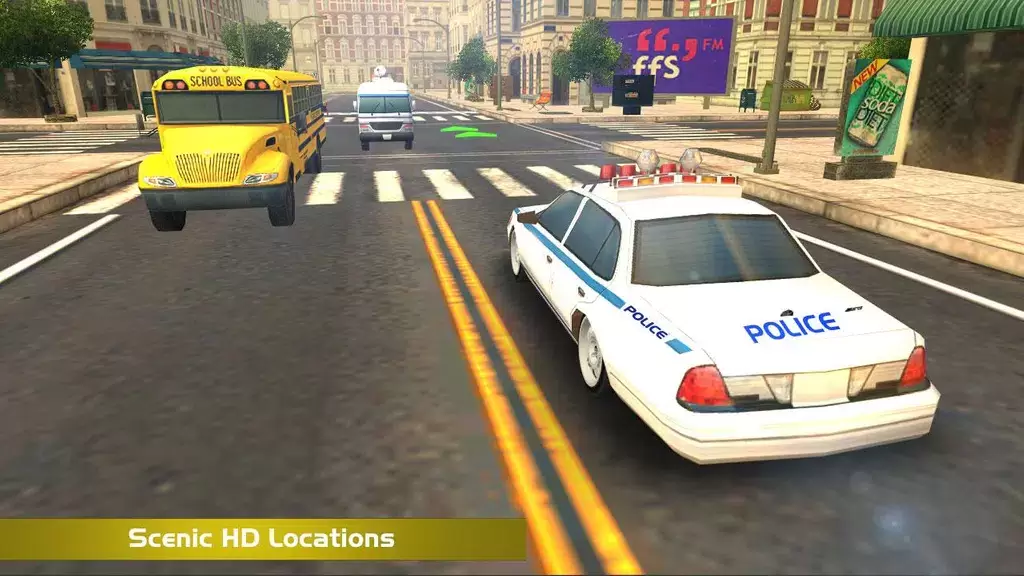 Police Car Sim Capture d'écran 3