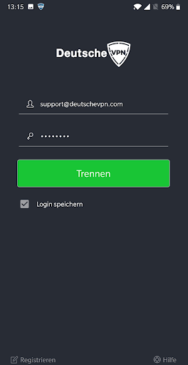 Schermata Deutsche VPN 2