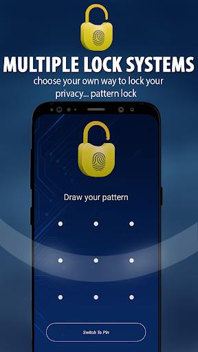 Fingerprint Lock ,Pattern lock,App Lock,Call lock Captura de tela 1