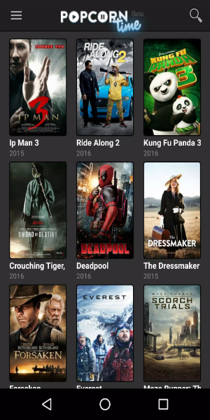 Popcorn time Capture d'écran 1