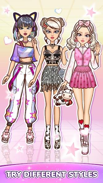 DIY Paper Doll Dress Up Mod Tangkapan skrin 3