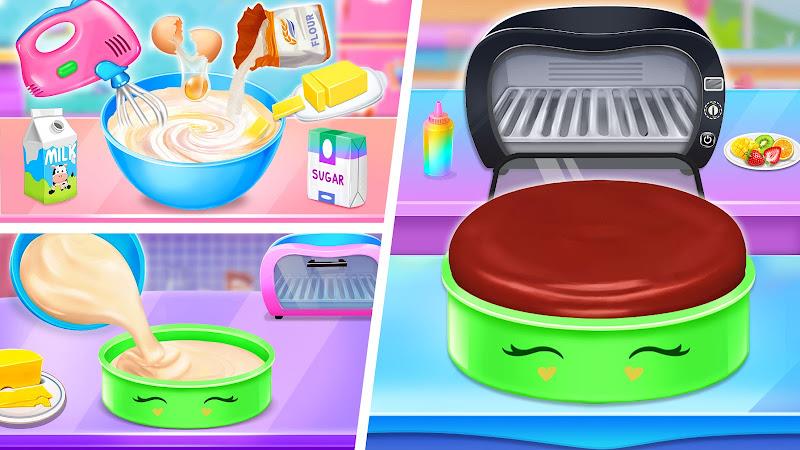 Ice cream Cake Maker Cake Game ဖန်သားပြင်ဓာတ်ပုံ 1