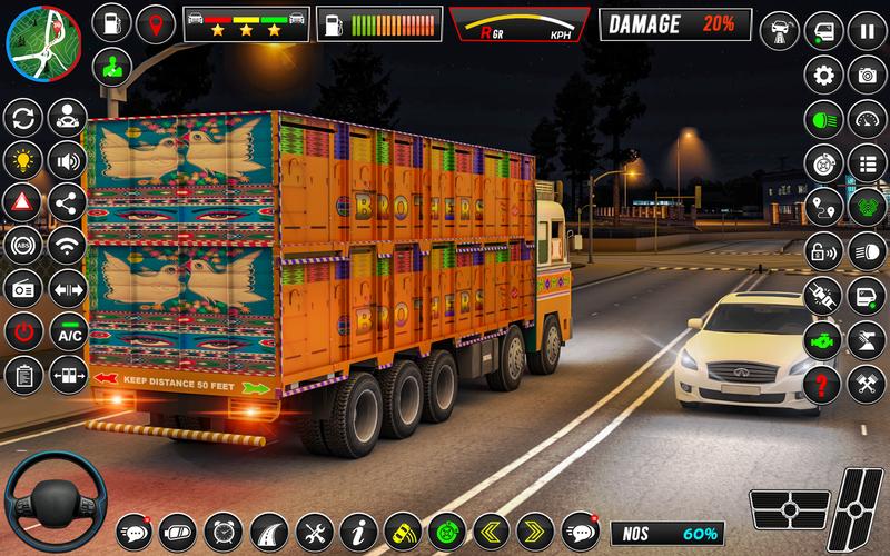 Indian Truck Game 3d Truck sim Tangkapan skrin 3