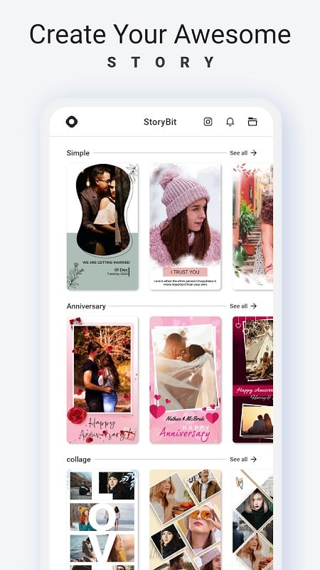 Story Bit | Story Video Maker スクリーンショット 2