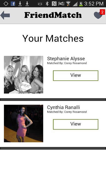 FriendMatch Capture d'écran 1