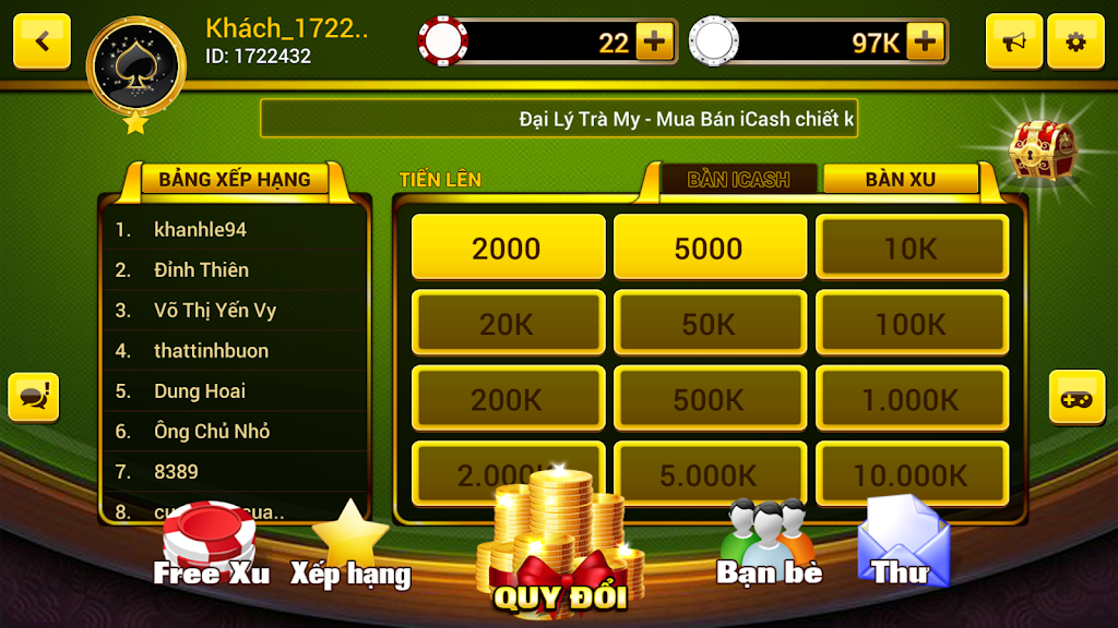 game beat thuong - Xgame ဖန်သားပြင်ဓာတ်ပုံ 1