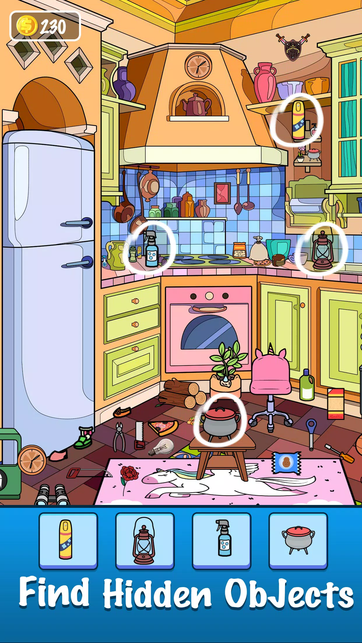 Find Tidy Hidden Objects Game スクリーンショット 0