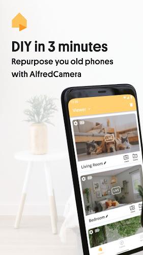 AlfredCamera Home Security app Скриншот 0