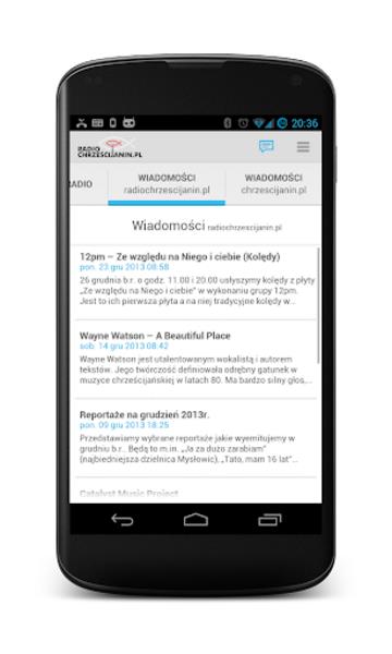 Radio Chrzescijanin スクリーンショット 2