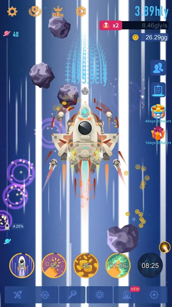 Space Colonizers Idle Clicker Capture d'écran 3