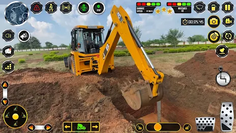 Snow Excavator Construction 3D Tangkapan skrin 0