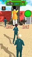 Red light green light game 3D स्क्रीनशॉट 0