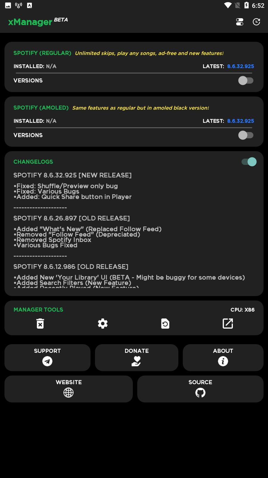 xManager For Spotify應用截圖第3張