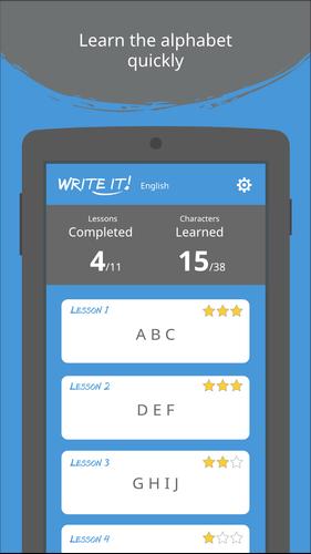 Write It! English Captura de pantalla 1