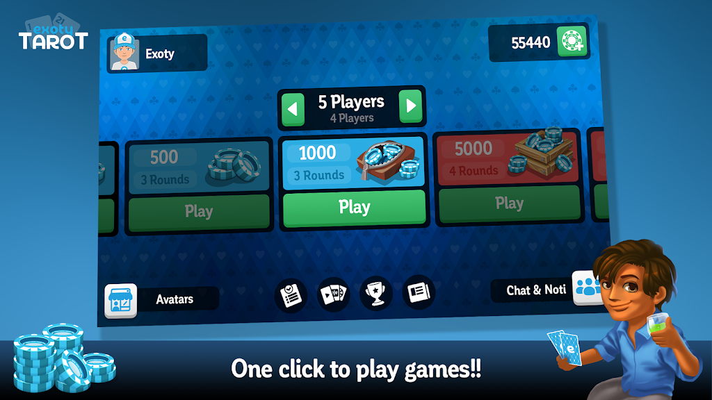 Multiplayer Tarot Game ဖန်သားပြင်ဓာတ်ပုံ 1