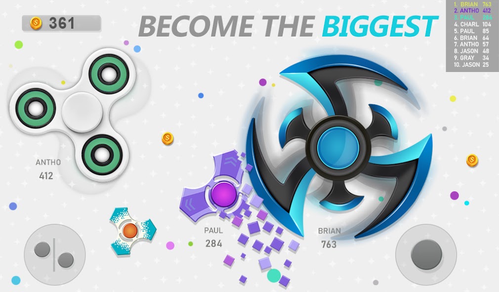 Realtime Fidget Spinner Games Mod Zrzut ekranu 2