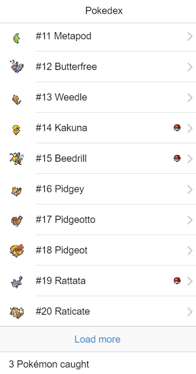 Pokedex Tracker Capture d'écran 1