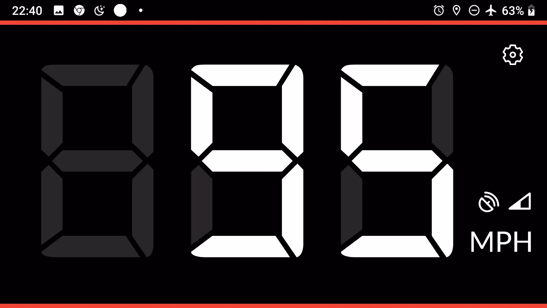 GPS Speedometer Schermafbeelding 1