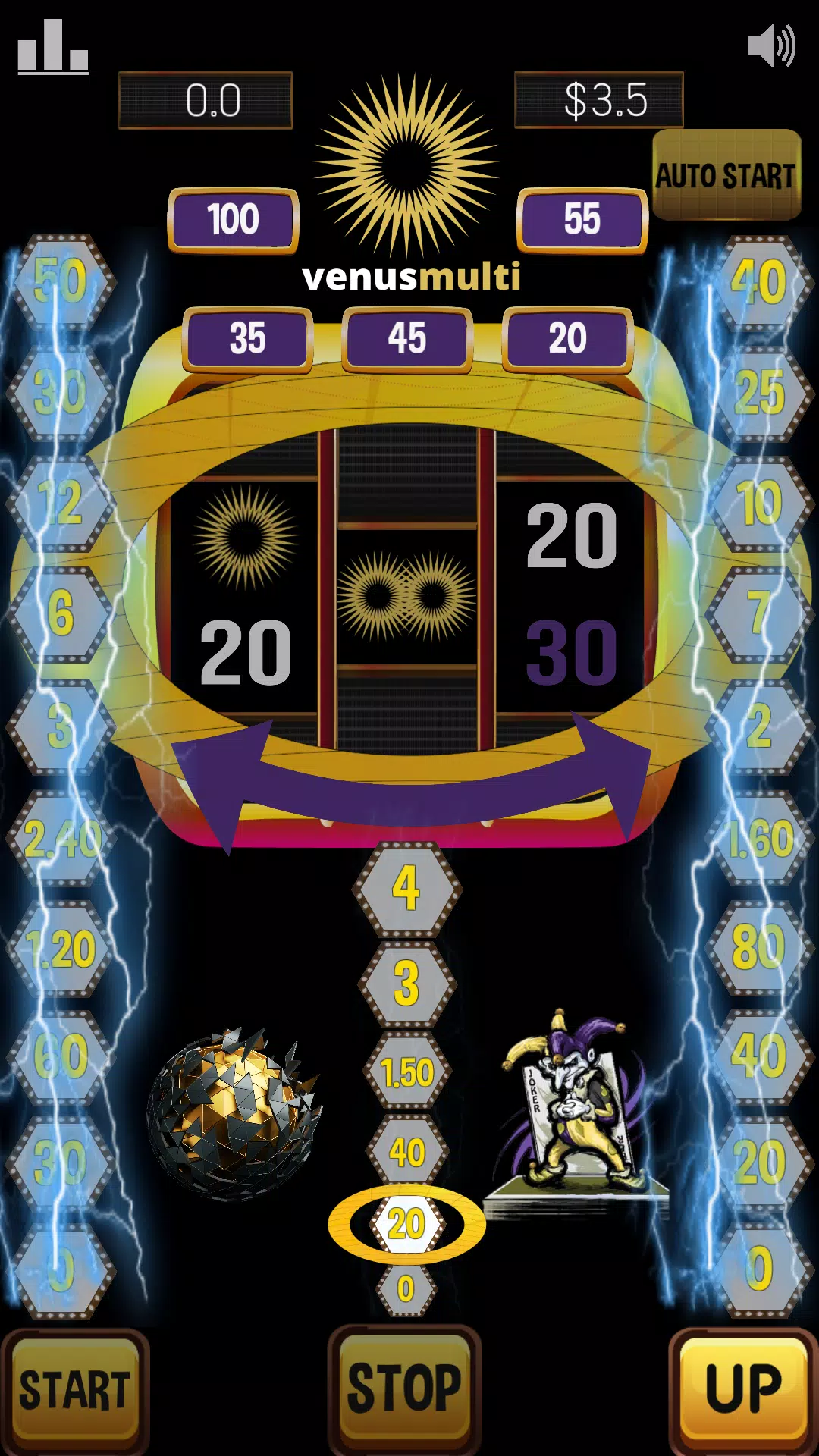 Venus multi slot machine – sun スクリーンショット 2