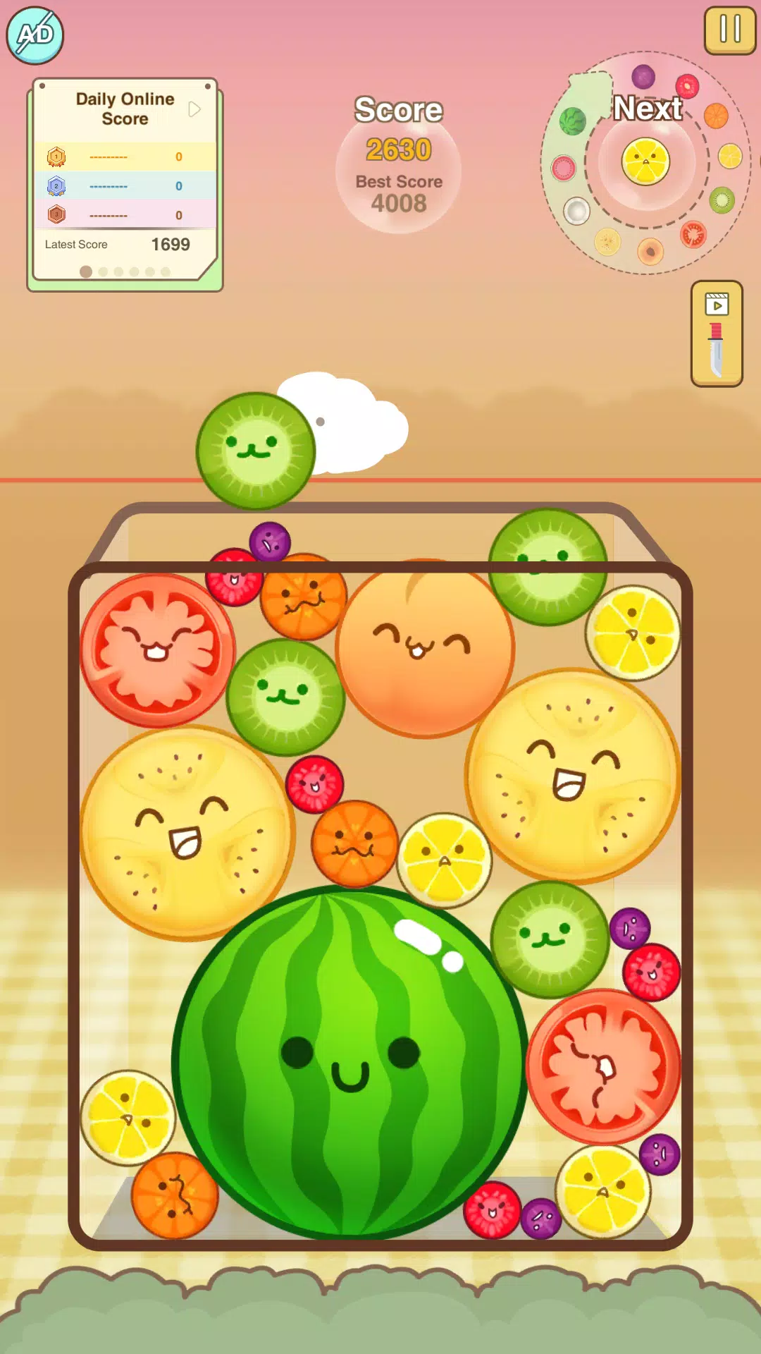 Watermelon Merge Game ภาพหน้าจอ 0