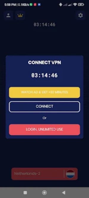 IRSPEEDY VPN Fast & Private स्क्रीनशॉट 1