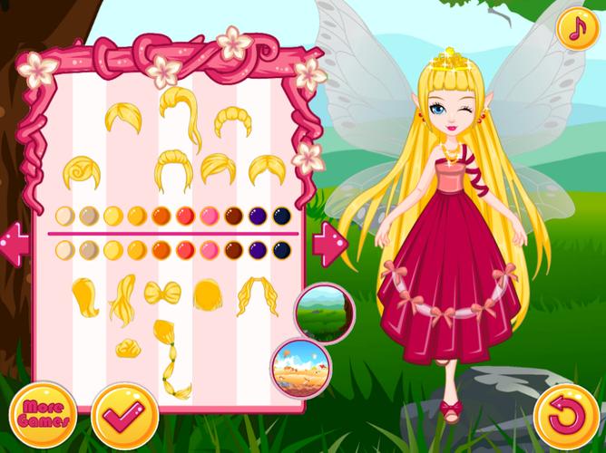 Fairy Dress Up - Girls Games Zrzut ekranu 0