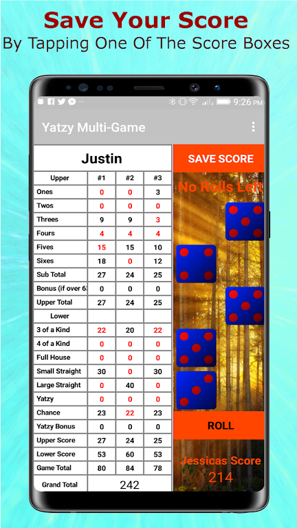 Yatzy Multi-Game Edition Captura de pantalla 2