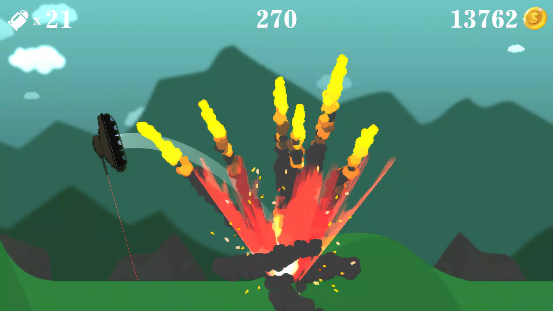Flip the tank blast shot स्क्रीनशॉट 2