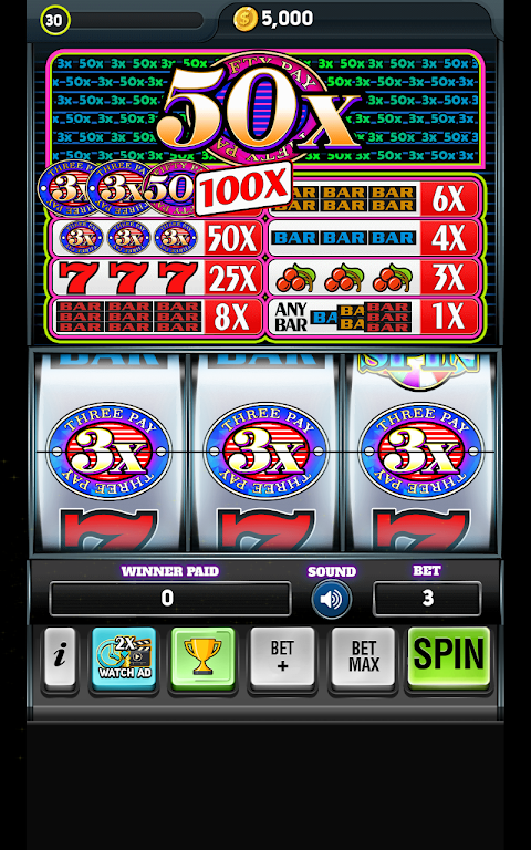 Diamond Triple Slots - Vegas Slots ဖန်သားပြင်ဓာတ်ပုံ 3