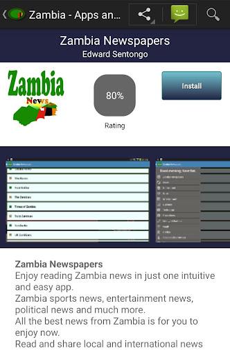 Zambia apps Tangkapan skrin 1