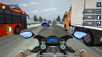 Endless Moto Traffic Racer 3D Captura de pantalla 1