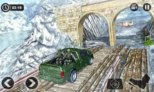 Offroad Army Cargo Driving Mis Captura de tela 1