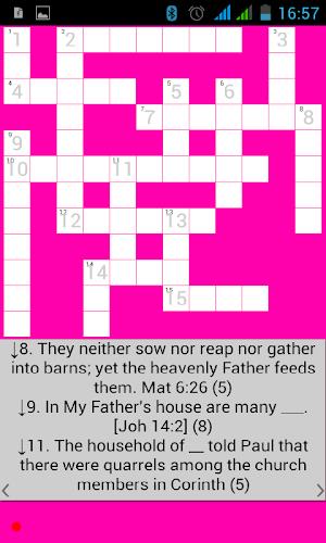 Bible Crossword Ekran Görüntüsü 1