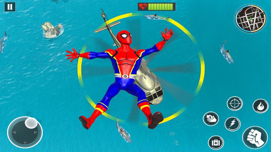 Robot Spider Hero Spider Games Zrzut ekranu 3