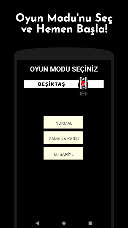 Beşiktaş Futbolcu Kart Eşleştirme Oyunu Capture d'écran 1