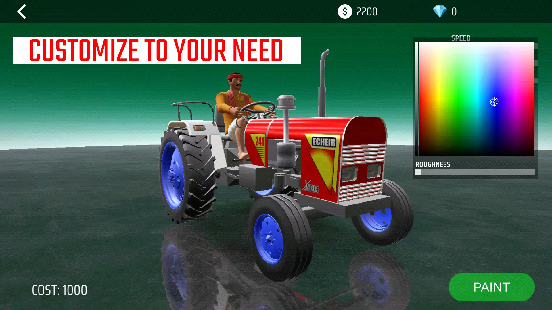 Indian Tractor PRO Simulation Captura de tela 2