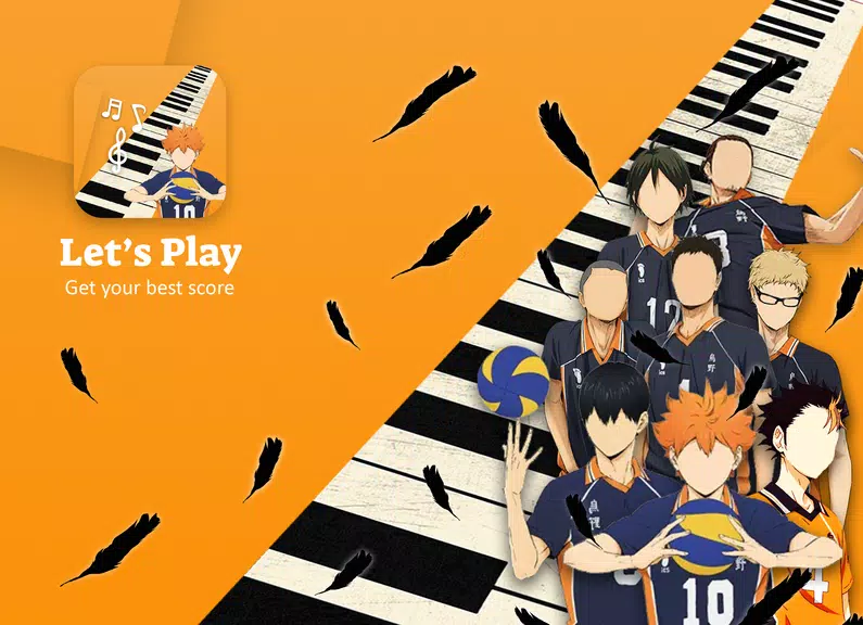 Game Haikyuu Piano Tiles Captura de pantalla 0