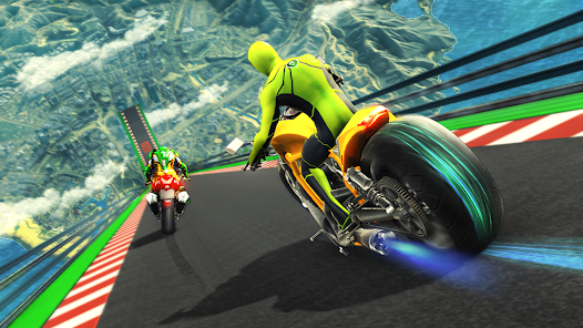 Super Hero Bike: Racing Game スクリーンショット 0