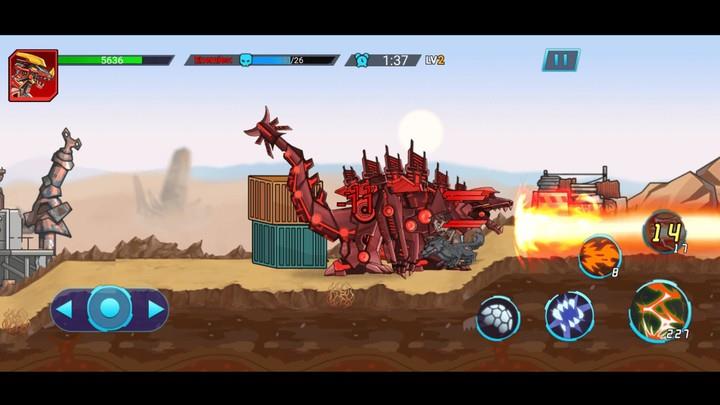 Mech War: Jurassic Dinosaur Ảnh chụp màn hình 1