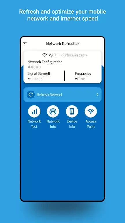 Signal Strength Test & Refresh Tangkapan skrin 0