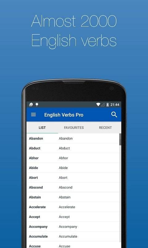 English Verb Conjugator Pro ဖန်သားပြင်ဓာတ်ပုံ 3