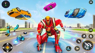 Helicopter Robot Car Game 3d Captura de pantalla 3