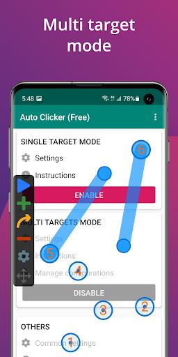 Auto Clicker - Automatic tap ဖန်သားပြင်ဓာတ်ပုံ 1