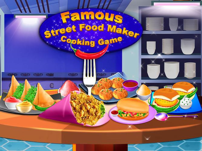 Indian Street Food Cooking Fun 스크린샷 0