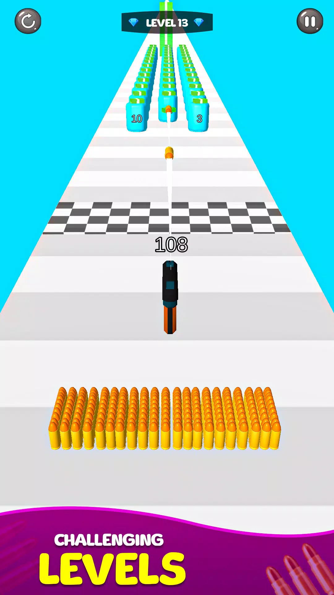 Merge Bullet Army Game Run 3D应用截图第2张