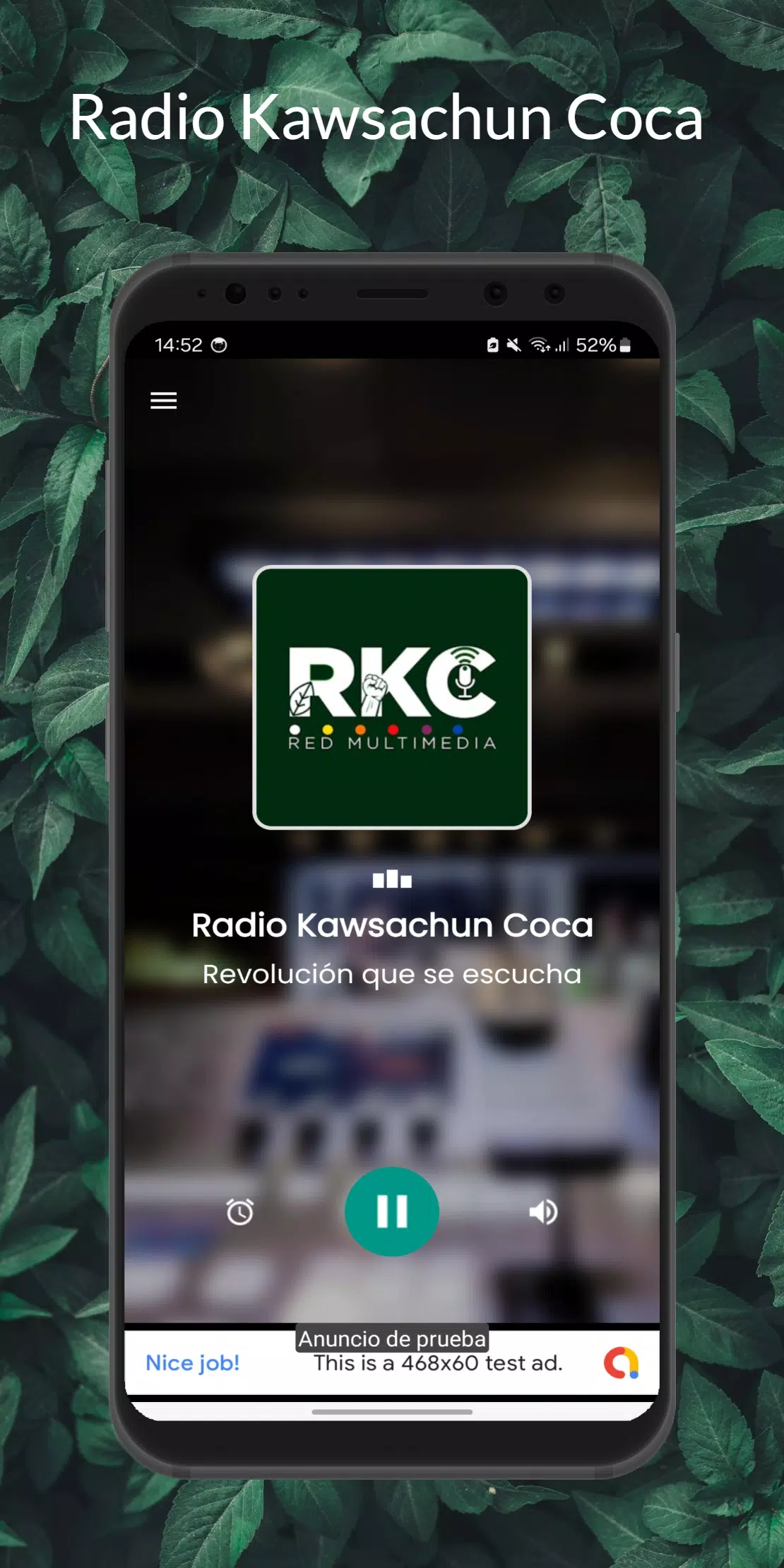 Radio Kawsachun Coca Captura de pantalla 0