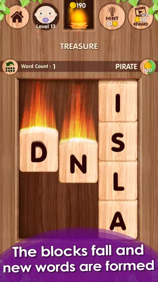 Falling Word Games - Addictive Ảnh chụp màn hình 1